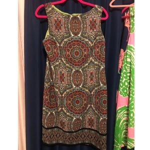 GeoPrint Shift Dress